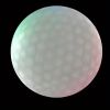 Waterproof Glow In Dark Golf Balls; Luminous Golf Balls; Creative Gift For Men Women Golf Lovers - White/1Pack