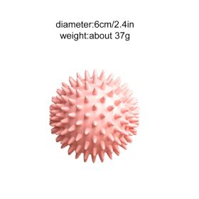 Mini Portable Fitness Foot Massage Ball; Deep Muscle Relaxation Fascia Ball - Pink-2.4in/6cm