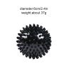 Mini Portable Fitness Foot Massage Ball; Deep Muscle Relaxation Fascia Ball - Black-2.4in/6cm