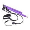 1pc Multifunctional Resistance Band Bar Pilates Bar; Home Fitness Workout Accessories - Purple