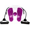 Waist Twister With Drawstring; Home Fitness Exercise Equipment - Purple