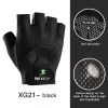 Breathable Fitness Gloves Gym Weightlifting Yoga Bodybuilding Training Sports Thin Non-slip Half Finger Cycling Gloves Equipment - Black M - China