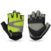 OZERO Men's Cycling Biker Gloves Fingerless Gym gloves Breathable MTB Accesories Motorcycle Sports Gloves Cycling Equipment - Green - L