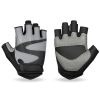 OZERO Men's Cycling Biker Gloves Fingerless Gym gloves Breathable MTB Accesories Motorcycle Sports Gloves Cycling Equipment - Gray - M