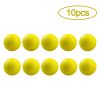 10Pcs Golf Balls PU Foam Elastic Indoor Outdoor Golf Practice Driving Range Children Putting Golf Supplies - Yellow - CN