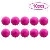 10Pcs Golf Balls PU Foam Elastic Indoor Outdoor Golf Practice Driving Range Children Putting Golf Supplies - Pink - CN