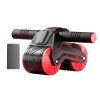 2 In 1 Belly Wheel Balanced Support and Digital Counter Automatic Rebound Mute Abdominal Exerciser Arm Muscles Slimming Home Gym - black red - China