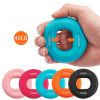 40-80LB Strength Hand Grip Ring; Muscle Power Training Silicone Ring; Fitness Body Building Carpal Expander Training Finger Ring - Pink-20-30BL