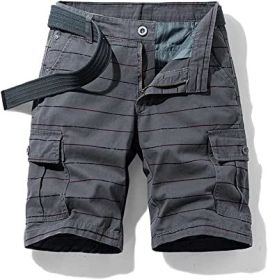 Men's Casual Sports Shorts Quick Dry Fashion Fit Twill Cargo Shorts Shorts with Pockets - PA13-XXL