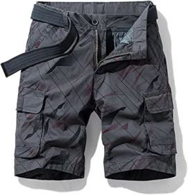 Men's Casual Sports Shorts Quick Dry Fashion Fit Twill Cargo Shorts Shorts with Pockets - PA2-M