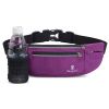 1pc Unisex Water Bottle Waist Bag; Multifunctional Elastic Phone Belt Bag; Fitness Training Equipment For Outdoor Sports Running - Purple