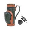 Multi-purpose PU Leather Golf Bag Cigar Bag With Handle - Sports Adults