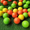 12pcs/Pack Golf PU Ball Soft Ball Practice Ball - Mixed Color