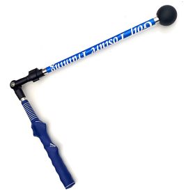 Golf Swing Trainer For Aid Hand Strength Flexibility Power; Shoulder Turn - Lightweight; Durable Golf Trainer With Ergonomic Grip - Blue