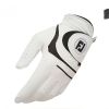 Men's White Golf Gloves; PU Wear-resistant Breathable Gloves For Left & Right Hands; Sports Clothing & Equipment - Left Hand 25 Yards