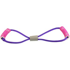 Yoga Fitness Equipment Rubber Exercise Pull Rope - Pink - Pull Rope