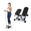 Indoor Under Desk Arms Legs Folding Pedal Exercise Bike With Electronic Display - Black A - Exercise & Fitness