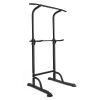 Power Tower Workout Dip Station Pull Up Bar, Height Adjustable Multi-Function Dip Stand for Home Gym Strength Training Fitness Equipment - as Pic