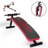 Gym Room Adjustable Height Exercise Bench Abdominal Twister Trainer - Red - Exercise & Fitness