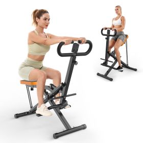 Squat Machine for Home, Assist Trainer for Glutes Workout Foldable with Resistance Bands, for Botty Glutes Butt Thighs, Ab Back/Leg Press Hip Thrust f