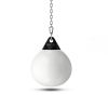 Home Gym 21 Inch Water Punching Bag with Adjustable Metal Chain - White - Exercise & Fitness