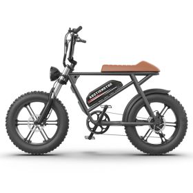 AOSTIRMOTOR STORM new pattern Electric Bicycle 750W Motor 20" Fat Tire With 48V 13AH Li-Battery - as picture