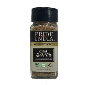 Pride of India – Chai Masala Mulling Spice Mix – Gourmet Spice Mix for Teas & Coffee – Caffeine Free – Authentic Mulling Spice Blend – Vegan & Gluten-