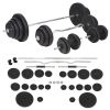 Barbell and Dumbbell Set 264.6 lb - 91406