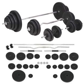 Barbell and Dumbbell Set 264.6 lb - 91406