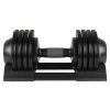 52LBS Adjustable dumbbell steel and plastic - as Pic