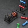 55LB 5 in 1 Single Adjustable Dumbbell Free Dumbbell Weight Adjust with Anti-Slip Metal Handle, Ideal for Full-Body Home Gym Workouts - as Pic