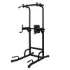 Power Tower Pull Up Bar Workout Dip station for Strength Training, Suitable for Home Gym Fitness - as Pic