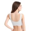 3 Pack Sport Bras For Women Seamless Wire free Bra Light Support Tank Tops For Fitness Workout Sports Yoga Sleep Wearing - WH_WH_WH - L