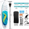 Stand Up Paddle Board 126"√ó32"√ó6" Extra Wide Thick Sup Board with Premium Sup Accessories & Backpack, Non-Slip Deck, Leash, Adjustable Paddle, Hand