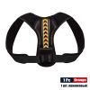 Adjustable Back Shoulder Posture Corrector Belt Clavicle Spine Support Reshape Your Body Home Office Sport Upper Back Neck Brace - Orange - M for weig