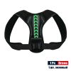 Adjustable Back Shoulder Posture Corrector Belt Clavicle Spine Support Reshape Your Body Home Office Sport Upper Back Neck Brace - Green - L -weight 7