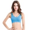 3 Pack Sport Bras For Women Seamless Wire free Bra Light Support Tank Tops For Fitness Workout Sports Yoga Sleep Wearing - LP_LB_Nude - 2XL