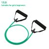 1pc 5 Levels Resistance Bands (suitable Beginner) With Handles Yoga Pull Rope Elastic Fitness Exercise Tube Band For Home Workouts Strength Training -