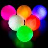 Waterproof Glow In Dark Golf Balls; Luminous Golf Balls; Creative Gift For Men Women Golf Lovers - Pink/1Pack