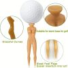 10pcs Creative Plastic Golf Tees; Durable Stable Golf Ball Holder; Gift For Men Women Golf Lovers - 10pcs