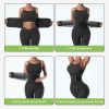 Women's Waist Trainer Neoprene Sauna Sweat Exercise Belt Waist Slim Belt (Black) Size S - default