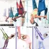 1pc Multifunctional Adjustable Yoga Strap For Stretching; Home Fitness Accessories - Purple