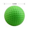 10Pcs Golf Balls PU Foam Elastic Indoor Outdoor Golf Practice Driving Range Children Putting Golf Supplies - Green - CN