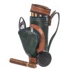 Multi-purpose PU Leather Golf Bag Cigar Bag With Handle - Sports Adults