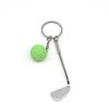 1PCS Golf Key Chain Pendant Schoolbag Backpack Pendant Small Gift Golf Creative European And American Metal Pendant Crafts - Orange