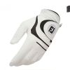 Men's White Golf Gloves; PU Wear-resistant Breathable Gloves For Left & Right Hands; Sports Clothing & Equipment - Left Hand Size 24