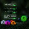 6pcs Led Golf Balls; Golf Gifts For Men; Long Lasting Bright Night Sports 6 Colours With Gift Box - Urethane - 1.7in