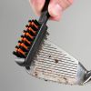 1pc Golf Ball Short Double Sided Metal Brush; Golf Cleaning Tools Accessories - Metal Brush