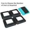 Height-Adjustable Step Aerobics Platform Fitness Equipment Stepper Trainer Exercise Step Platform with 4 Riser Green - as Pic