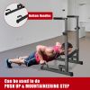 Portable pull-up push-ups Home fitness Assembly Convenient soft grip home equipment training for adults indoor and outdoor - as Pic